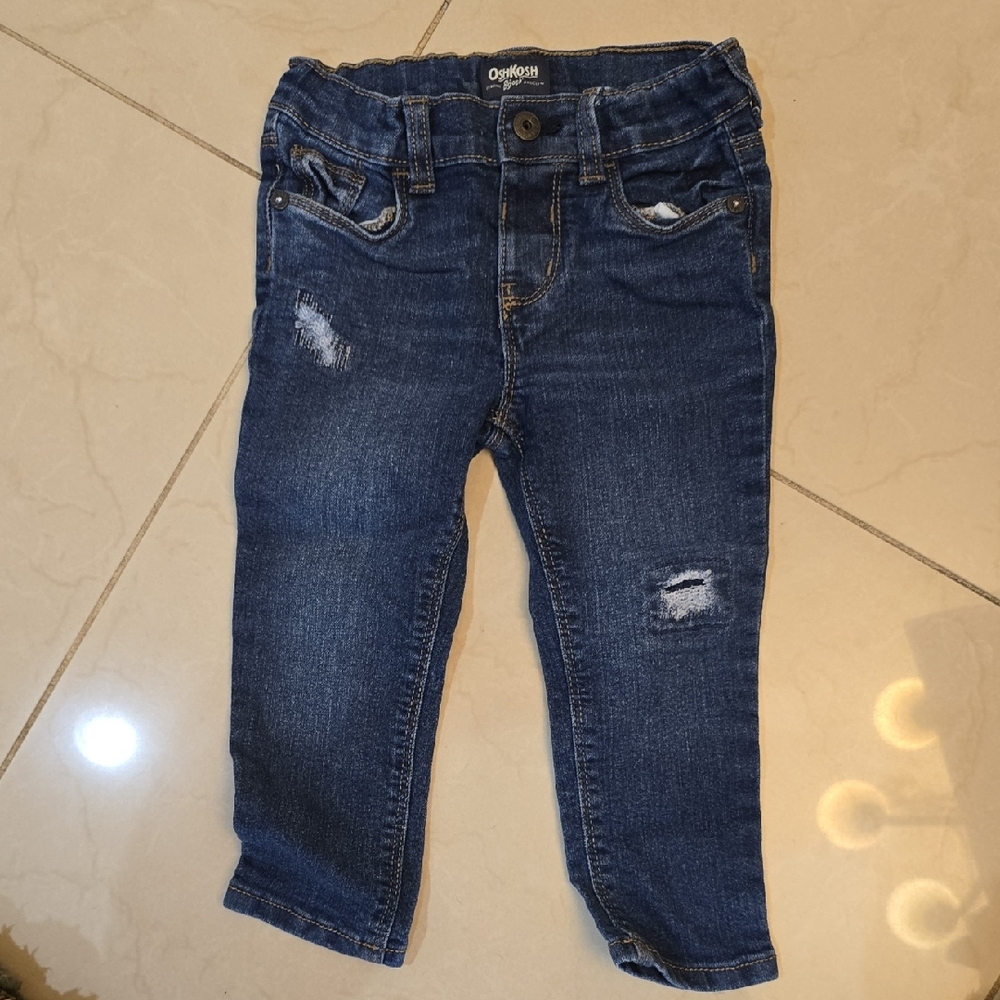 OshKosh B'gosh Blue Distressed Kids Jeans